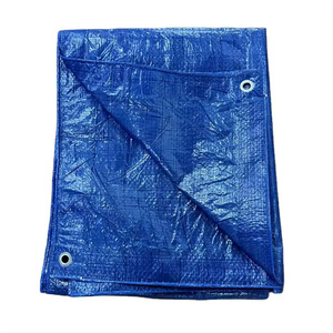 ผ้าคลุมผ้าใบกันน้ำสีฟ้าสำหรับรถบรรทุกที่มีคุณภาพสูง - Product Image 2