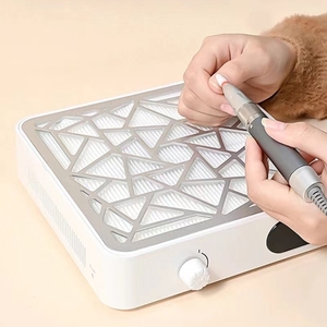 Almacenamiento de Aspiradora con incrustaciones de diamantes Motor sin escobillas Nail Art Lijado de succión <span class=keywords><strong>grande</strong></span> Eliminar uñas No ejecutar Eliminación de polvo de cenizas - Product Image 4