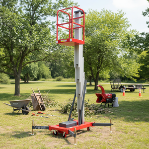 Plataforma Elevadora Eléctrica de Aleación de Aluminio, 8m, Mástil Vertical, Elevador de Personal Autopropulsado, Elevador Móvil Eléctrico para Trabajos Aéreos - Product Image 3