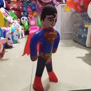 Giocattoli gonfiabili di batmans del fumetto del supereroe dei bambini del pvc della decorazione del partito di vendita calda