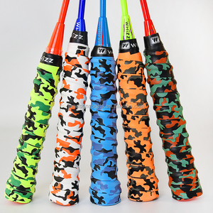 Vente en gros, directement <span class=keywords><strong>de</strong></span> l'usine : Overgrip en PU camouflage absorbant la transpiration pour raquettes <span class=keywords><strong>de</strong></span> badminton, tennis et pickleball - Product Image 1