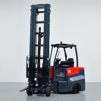 Chariot élévateur électrique pour allées étroites de 1,5 tonne, 2 tonnes, 2,5 tonnes, hauteur de levage de 12 m, contrôleur ZAPI, caméra, mât large pour entrepôt