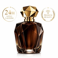 Cologne de luxe unisexe de haute qualité aux phéromones, parfum léger bleu clair pour homme, senteur fruitée longue durée, parfum en verre écologique à marque privée