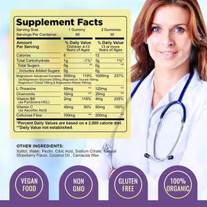 ODM/ OEM <b>Gummies</b> Gummy <b>Vitamins</b> 400mg Magnesium Glycinate Private Label Supplement Magnesium for Health Support - Product Image 6