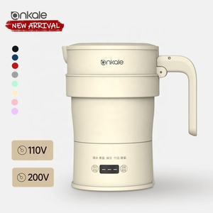 Bouilloire électrique portable, pliable et rétractable avec fonction de maintien au chaud pour une utilisation en extérieur et en hôtel, bouilloire à eau chaude de 700 ml. - Product Image 2