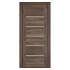 <span class=keywords><strong>Portes</strong></span> internes personnalisées en MDF stratifié placage de bois naturel <span class=keywords><strong>Portes</strong></span> en bois avec vitrail - Product Image 2