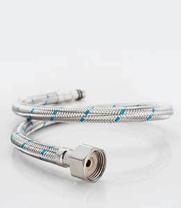 Selang air logam kepang fleksibel baja tahan karat selang Inlet - Product Image 5