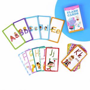 58 Tarjetas de Aprendizaje para Niños, Tarjetas de Memoria para Niños Pequeños, Ayudan a Aprender Objetos, Números, Jugar Juegos, Tarjetas de Memoria del Alfabeto - Product Image 1