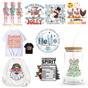 Merry Christmas Santa Movie characters DTF-ready to Press สติ๊กเกอร์ GANG TShirt พิมพ์แบบรีดติดด้วยความร้อนสำหรับเสื้อผ้า - Product Image 2