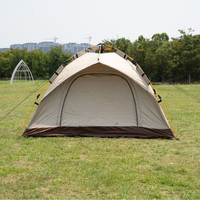 Tente de camping gonflable portable, résistante au vent, imperméable, abri épaissi, sans installation requise, pour la plage, la randonnée en plein air