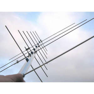 <span class=keywords><strong>Antenne</strong></span> <span class=keywords><strong>radio</strong></span> double UV extérieure VHF 433 MHz, <span class=keywords><strong>antenne</strong></span> Yagi, gain 12 dBi, <span class=keywords><strong>antenne</strong></span> verticale extérieure - Product Image 1