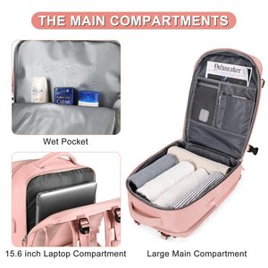 Mochila para Portátil de Gran Capacidad Personalizada, Impermeable, Multifuncional para Viajes al Aire Libre, Mochila para Viajes de Negocios - Product Image 6