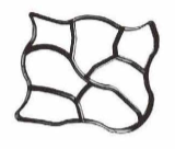 Molde de plástico PP para pavimento de jardín DIY, baldosas para suelo, electrodomésticos negros de 50x40x4cm - Product Image 6