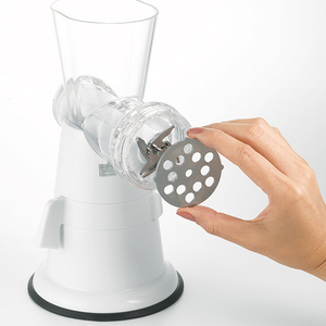 Hachoir à viande manuel, poussoir à saucisses, base à ventouse facile à nettoyer, outil de broyage alimentaire pour la cuisine à usage domestique - Product Image 5