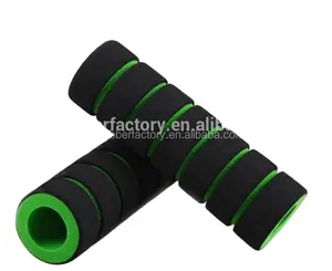 Custom make NBR EPDM foam grips cotton work gloves with rubber grip dots foam door handle cover