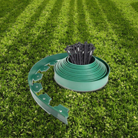 Haute qualité 30 chevilles en plastique solides pour bordure de pelouse bordure de jardin Sport Court Carton charbon de bois-produit chimique traité sous pression