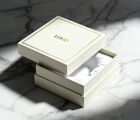 Boîte cadeau en carton recyclable sur mesure avec couvercle et base, emballage de luxe pour vêtements et chemises avec logo