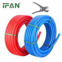 IFAN Factory 16-32mm Système de chauffage par le sol Tuyau PERT rouge bleu Tuyau PEX