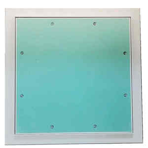Trap Door Gypsum Board Access Panel Plaster Flush Aluminum 60x60 Drywall Gypsum <strong>Ceiling</strong> Lock Open - Product Image 4