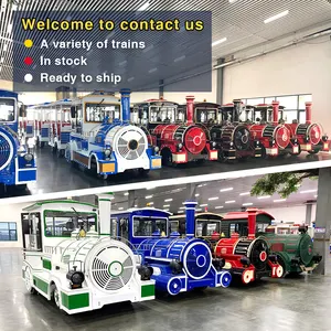 Popular Luxury Cheap Price Kids Amusement Park Shopping Mall Center Indoor Outdoor Mini Ride Electric Trackless Train For Kiddie