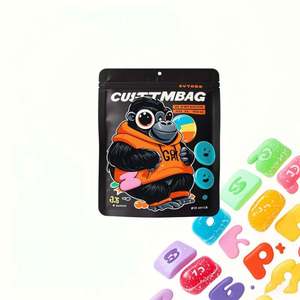 Custom Printed 1g Mini Zipper <b>Bag</b> Smell Proof Moisture for Pre-Roll Wraps Packaging Lay-Flat 3 Side Seal Mylar Food Pet Food - Product Image 1