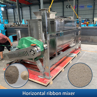 Mélangeur à ruban horizontal automatique industriel en acier inoxydable de 1000 L, mélangeur à pales pour poudre, machine de mélange