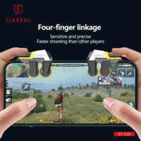 Manette de jeu Earldom Trigger Joystick pour PUBG Mobile, contrôleur à haute fréquence de clic, bouton de déclenchement, déclencheur de tir