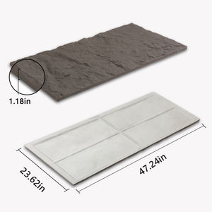 KASARO Panneaux muraux en pierre artificielle 3D en PU léger, modernes, épaisseur 15-30 mm, pour hôtel, salle à manger, écologiques, durables - Product Image 6