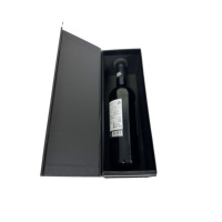 Boîte cadeau en carton rigide magnétique de luxe avec logo personnalisé Kexin pour bouteille de vin