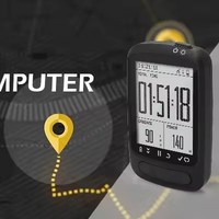 Komputer Sepeda GPS Terlaris Terhubung dengan Sensor Kecepatan, Kadensi, dan Detak Jantung untuk Pesepeda