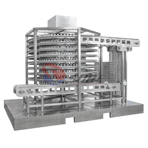 Machine de congélation rapide IQF pour pizzas, rouleaux aux œufs, rouleaux de printemps, congélateur tunnel spiralé - Product Image 1