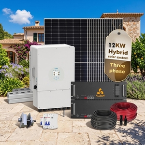 Hot In Europe Complete Unit Hybrid Solar Power System 5kw 10KW Also Called Solar Panels Kit All In One Photovoltaic System 20kw