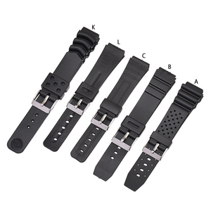 Bracelet de montre de plongée sportif populaire 16 18 20 22 mm pour montres <span class=keywords><strong>Casio</strong></span>, bracelet de montre en silicone et caoutchouc - Product Image 1