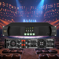 Amplificateur numérique Nuoxun Classe D 4 canaux 1200W 4 ohms haute puissance - Boîtier métallique portable avec garantie d'un an