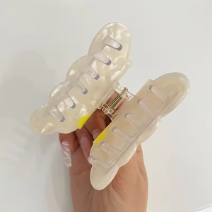 Dễ thương đám mây trở lại đầu cuộn tóc Cá Mập Clip tính khí công chúa đầu Clip trẻ em Phụ kiện tóc phụ nữ Claw Clip <span class=keywords><strong>B030</strong></span> - Product Image 6