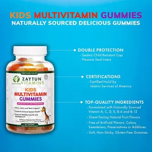 Bán buôn chế độ ăn uống bổ sung trẻ em Vitamin tổng hợp Gummies vitamine C trẻ em Vitamin tổng hợp Gummy cho trẻ em