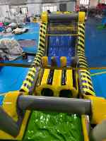 Vente en gros de toboggans aquatiques et châteaux gonflables pour fêtes commerciales en plein air, parcours d'obstacles gonflable