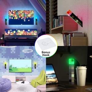 Minecraft Color Changing Point Flashlight USB Rechargeable Wall <b>Light</b> <b>Light</b>-Up Wall Torch Night Lamp - Product Image 3