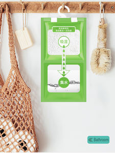 Reusable Effective Hanging <strong>Dehumidifier</strong> Bags Moisture Absorbing <strong>Crystals</strong> Multi-purpose Household Chemicals for Closet Bathroom - Product Image 5