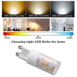 หลอดไฟ LED G9 ประหยัดพลังงาน <span class=keywords><strong>LAPU</strong></span> 220V 4.5-5W SMD 2835 เซรามิก PC สำหรับใช้ในบ้าน ได้รับการรับรองมาตรฐาน RoHS CE ปรับความสว่างได้ - Product Image 6