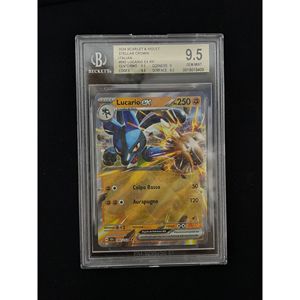 Para 2024, Scarlet & Violet Star Crown-Lucario Ex SCR IT 082/142 BGS 9.5, Producto de Papel ITA, 10g - Product Image 3