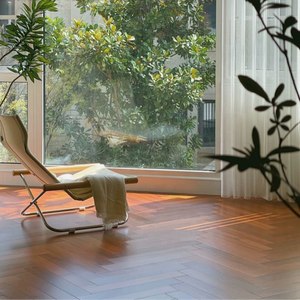 ไม้สักปาร์เก้สำเร็จรูปเคลือบยูวีพื้นไม้ก้างปลาสำหรับตกแต่งเชิงพาณิชย์และที่อยู่อาศัยไม้เนื้อแข็งพื้นแบบวิศวกรรม - Product Image 6