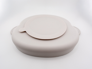 Nouvelle arrivée : Assiette en silicone recyclable, biodégradable, sans BPA, vaisselle manuelle, assiette antidérapante pour bébé. - Product Image 4