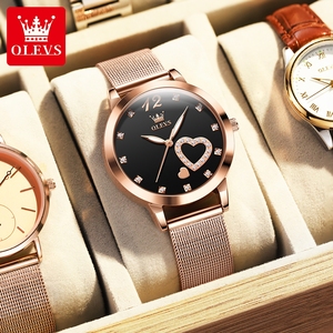 Venta caliente <span class=keywords><strong>marca</strong></span> OLEVS reloj 5189 relojes populares para mujer movimiento de cuarzo de <span class=keywords><strong>buena</strong></span> calidad 3ATM reloj impermeable para mujer - Product Image 2
