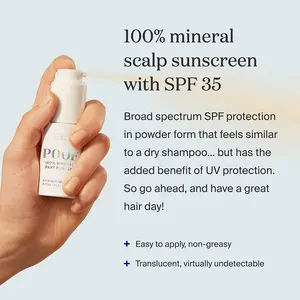 Spf 35 Sunscreen Protection Scalp Sunscreen Powder Scalp Sunscreen Spray MELAO MSDS UV Protection OEM ODM Private Label