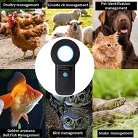 Escáner de Microchip RFID de 134.2KHz con NFC para Perros y Gatos, con Protocolo ISO 11784/5, Material ABS