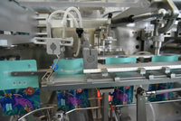 Machine d'emballage alimentaire de poche doypack préfabriquée automatique machine d'emballage de remplissage de scellage de doypack de remplissage de pâte de chocolat lait à chaud