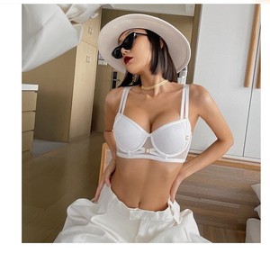 Ventas directas de fábrica en Europa y los Estados Unidos Reunidos Push Up Sexy Tentación Cinta Decoración Lencería Conjunto de sujetador - Product Image 4