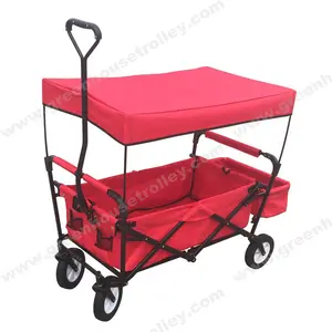 Factory wholesale 70 kgs capacity portable folding wagon Folding beach wagon