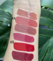 Faites votre propre marque DIY Coffret cadeau d'anniversaire et cadeau de Noël Ensemble de rouge à lèvres mat 4 couleurs imperméable à l'eau longue durée